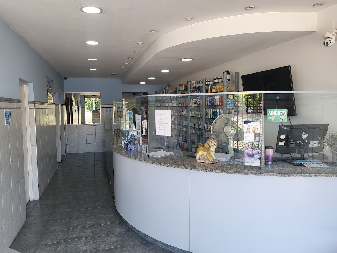 Recepción de la Clínica Veterinaria Martín Fierro